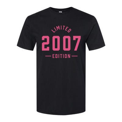 Pink Limited 2007 Edition Sweet 16th Birthday Teen Girl Softstyle CVC T-Shirt