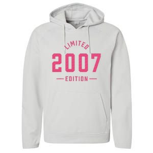 Pink Limited 2007 Edition Sweet 16th Birthday Teen Girl Performance Fleece Hoodie