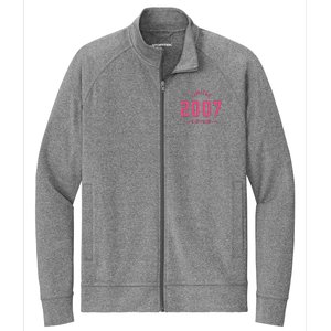 Pink Limited 2007 Edition Sweet 16th Birthday Teen Girl Stretch Full-Zip Cadet Jacket