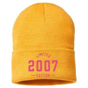 Pink Limited 2007 Edition Sweet 16th Birthday Teen Girl Sustainable Knit Beanie