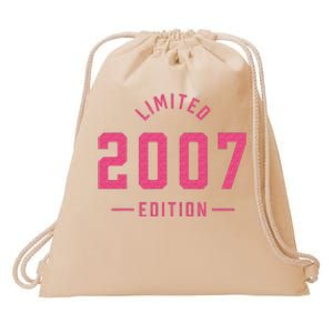 Pink Limited 2007 Edition Sweet 16th Birthday Teen Girl Drawstring Bag