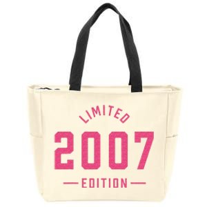 Pink Limited 2007 Edition Sweet 16th Birthday Teen Girl Zip Tote Bag