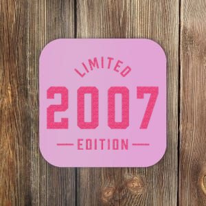 Pink Limited 2007 Edition Sweet 16th Birthday Teen Girl Coaster