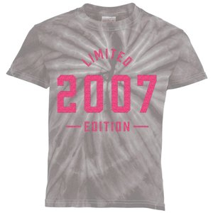 Pink Limited 2007 Edition Sweet 16th Birthday Teen Girl Kids Tie-Dye T-Shirt