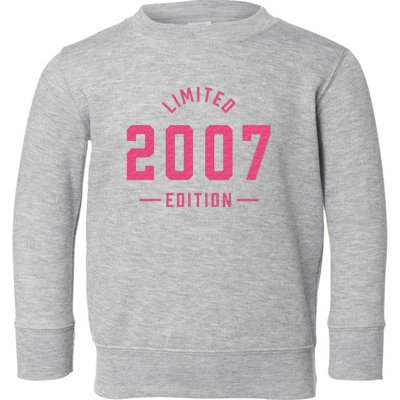 Pink Limited 2007 Edition Sweet 16th Birthday Teen Girl Toddler Sweatshirt