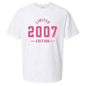 Pink Limited 2007 Edition Sweet 16th Birthday Teen Girl Sueded Cloud Jersey T-Shirt