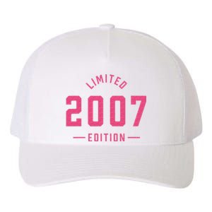 Pink Limited 2007 Edition Sweet 16th Birthday Teen Girl Yupoong Adult 5-Panel Trucker Hat