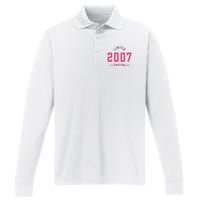 Pink Limited 2007 Edition Sweet 16th Birthday Teen Girl Performance Long Sleeve Polo