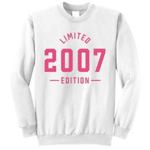 Pink Limited 2007 Edition Sweet 16th Birthday Teen Girl Sweatshirt