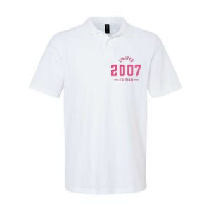 Pink Limited 2007 Edition Sweet 16th Birthday Teen Girl Softstyle Adult Sport Polo