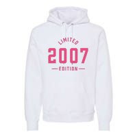 Pink Limited 2007 Edition Sweet 16th Birthday Teen Girl Premium Hoodie