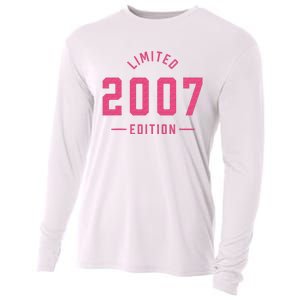 Pink Limited 2007 Edition Sweet 16th Birthday Teen Girl Cooling Performance Long Sleeve Crew