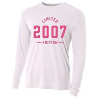 Pink Limited 2007 Edition Sweet 16th Birthday Teen Girl Cooling Performance Long Sleeve Crew