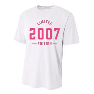 Pink Limited 2007 Edition Sweet 16th Birthday Teen Girl Performance Sprint T-Shirt