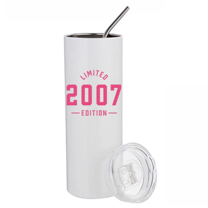 Pink Limited 2007 Edition Sweet 16th Birthday Teen Girl Stainless Steel Tumbler