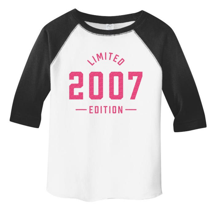 Pink Limited 2007 Edition Sweet 16th Birthday Teen Girl Toddler Fine Jersey T-Shirt