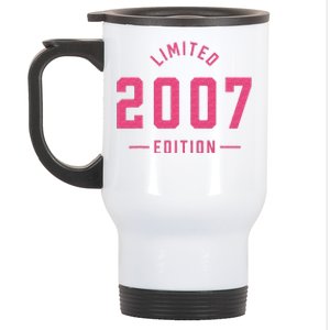 Pink Limited 2007 Edition Sweet 16th Birthday Teen Girl Stainless Steel Travel Mug