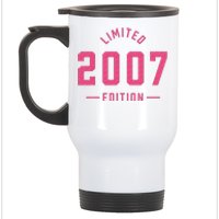 Pink Limited 2007 Edition Sweet 16th Birthday Teen Girl Stainless Steel Travel Mug