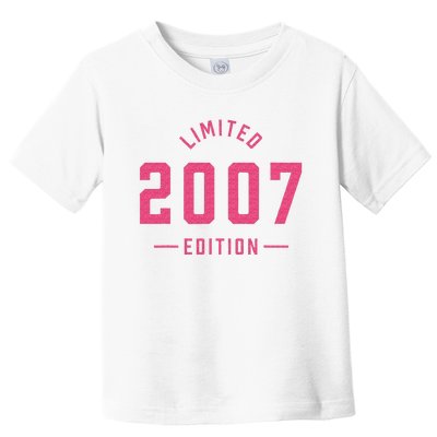 Pink Limited 2007 Edition Sweet 16th Birthday Teen Girl Toddler T-Shirt