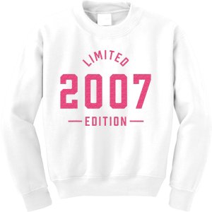 Pink Limited 2007 Edition Sweet 16th Birthday Teen Girl Kids Sweatshirt