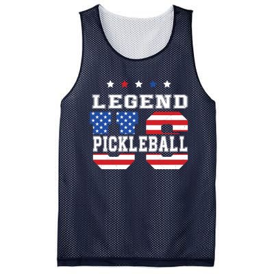 Pickleball Legend 4th Of July Pickleball Us American Flag Mesh Reversible Basketball Jersey Tank