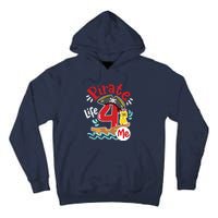 Pirate Life 4 Me 4th Birthday Party Four Years Old Boy Tall Hoodie