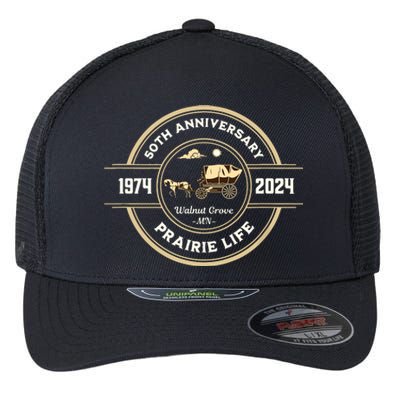 Prairie Life 50th Anniversary Celebration Walnut Grove Mn Flexfit Unipanel Trucker Cap