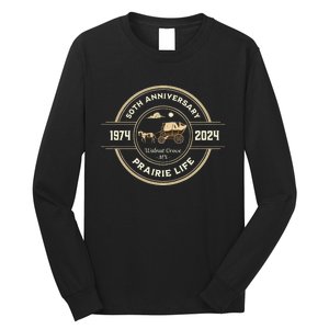 Prairie Life 50th Anniversary Celebration Walnut Long Sleeve Shirt