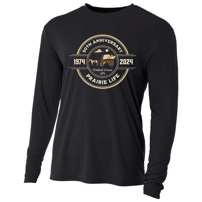 Prairie Life 50th Anniversary Celebration Walnut Cooling Performance Long Sleeve Crew