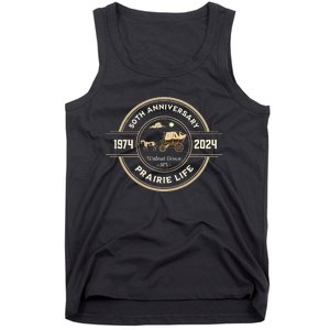 Prairie Life 50th Anniversary Celebration Walnut Tank Top