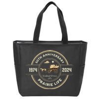 Prairie Life 50th Anniversary Celebration Walnut Zip Tote Bag