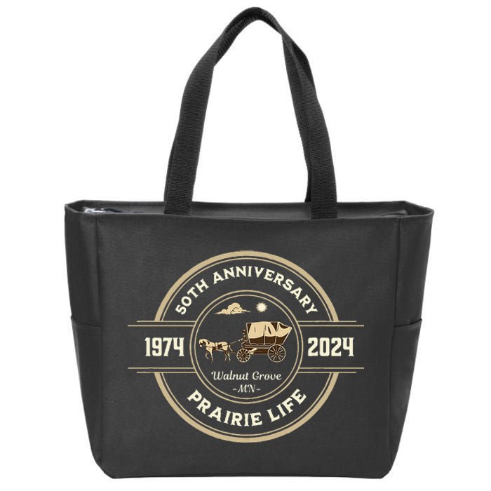 Prairie Life 50th Anniversary Celebration Walnut Zip Tote Bag