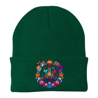 Peace Love 60S 70S Groovy Costume Knit Cap Winter Beanie