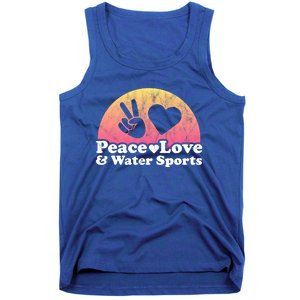 Peace Love And Water Sports Water Sport Gift Tank Top