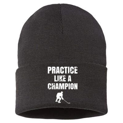 Practice Like A Champion Sustainable Knit Beanie