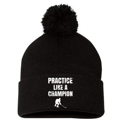 Practice Like A Champion Pom Pom 12in Knit Beanie