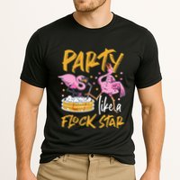 Party Like A Flock Star Flamingos In Kiddie Pool Performance Shirt