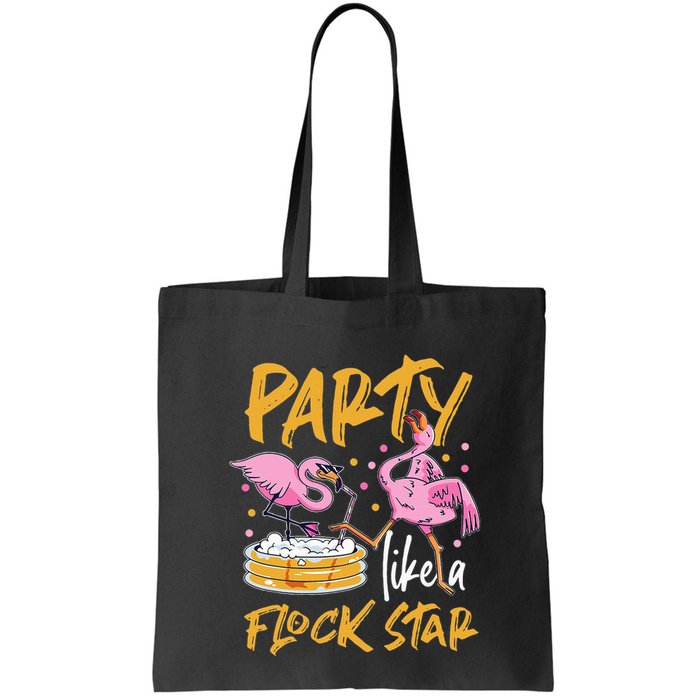 Party Like A Flock Star Flamingos In Kiddie Pool Bag