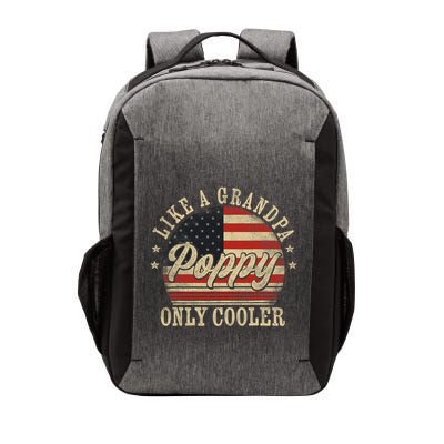 Poppy Like A Grandpa Only Cooler Poppy FatherS Day Vector Backpack