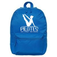 Pilates Like A Sport Only Harder Funny Contrology Saying Meaningful Gift 16 in Basic Backpack