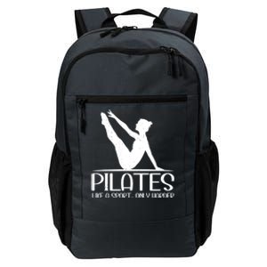 Pilates Like A Sport Only Harder Funny Contrology Saying Meaningful Gift Daily Commute Backpack