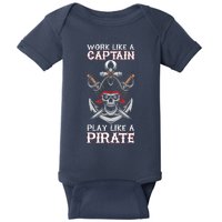 Play Like A Pirate Pirate Lovers Captain Pirate Gifts Baby Bodysuit