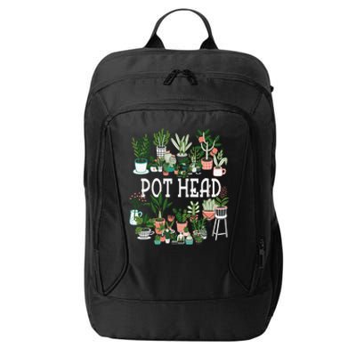 Plant Lover And Gardener Pot Head Succulent City Backpack