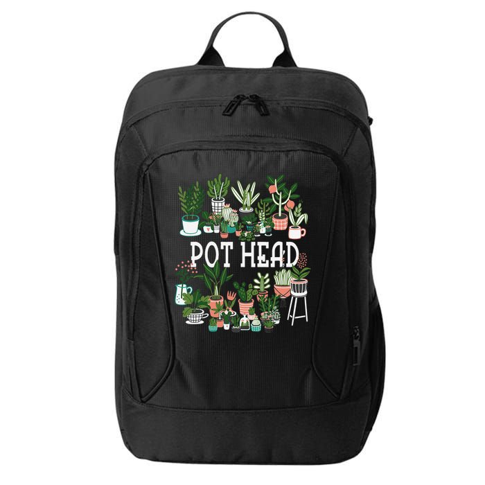 Plant Lover And Gardener Pot Head Succulent City Backpack