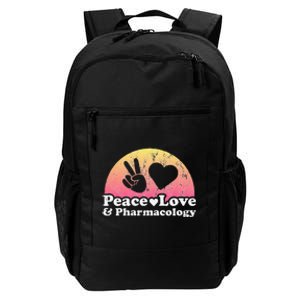 Peace Love and Pharmacology Pharmacist Daily Commute Backpack