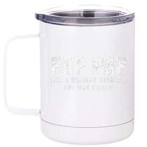 PapPap Like A Grandpa But Way Cooler Only Much PapPap 12 oz Stainless Steel Tumbler Cup