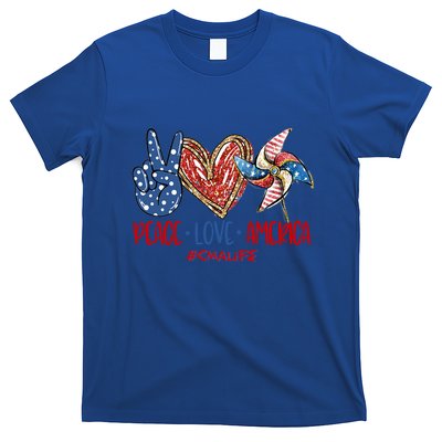 Peace Love America Cma Life Funny Gift T-Shirt