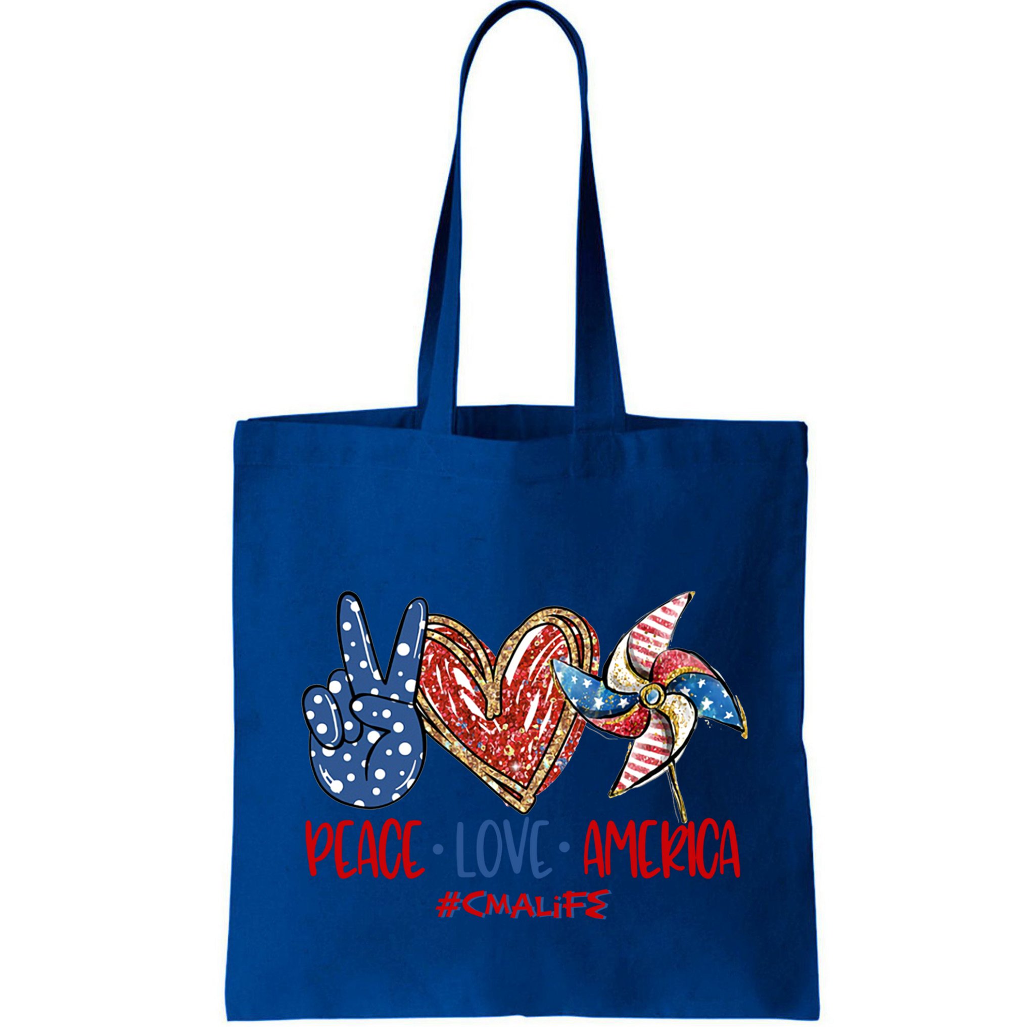 Peace Love America Cma Life Funny Gift Bag