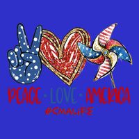 Peace Love America Cma Life Funny Gift Poster