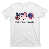 Peace Love America Cute Holiday T-Shirt